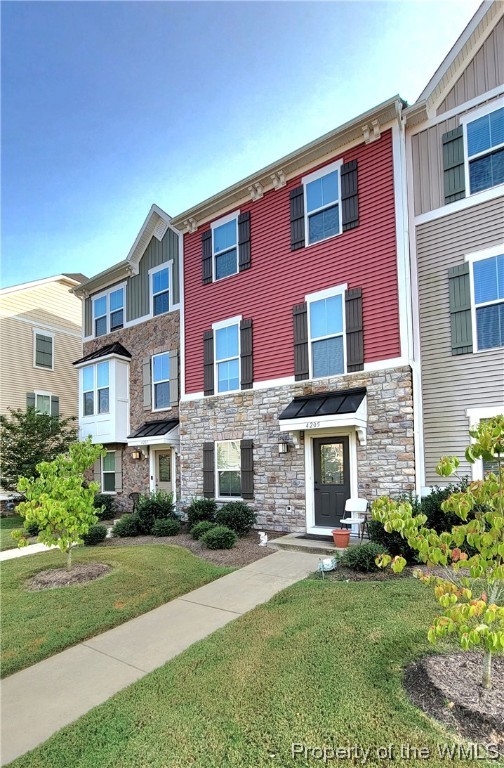 Charming 2018 built three-story townhome in desired Villages at Candle Station. Upon entry, you are greeted with a versatile (study or recreational) room on the first floor. On the middle level, enjoy an open-concept second floor (kitchen & dining and living area) with plenty of natural lighting. On the third floor, you will find 3 bedrooms, 2 full bathrooms and your laundry room. Spacious primary bedroom boasts a walk-in closet and a private bathroom. This home is also equipped with an HVAC zoning system allowing for increased comfort and minimized energy costs. PLUS, seller concession considered to provide buyer(s) with CLOSING COST ASSISTANCE (or carpet/paint credit). See this one for yourself so you don’t miss out on classic & serene homeownership. All appliances convey - ready for new owners. Location! Close to Sentara Hospital, 15 minutes to Colonial Williamsburg, 2 minutes to I-64, stone’s throw to Food Lion & CVS, and only 40 minutes to Richmond. HOA fee covers weekly trash pickup & lawn care for you to prioritize time to enjoying your new home.